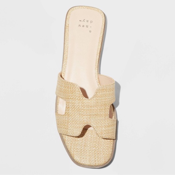 NWT Women's Nina Slide Sandals - A New Day
Beige - Picture 2 of 8